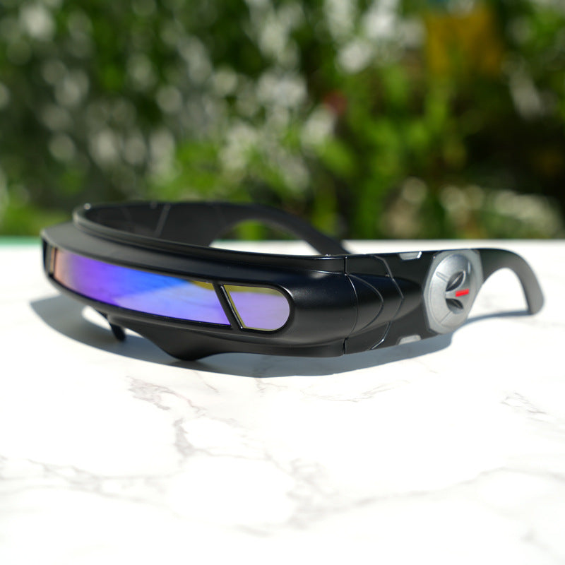 (Free Shipping) X-Energy Sunglasses Future Hero Visor Cyberpunk Eyewear, Party Cosplay Festival Comic Game Lens