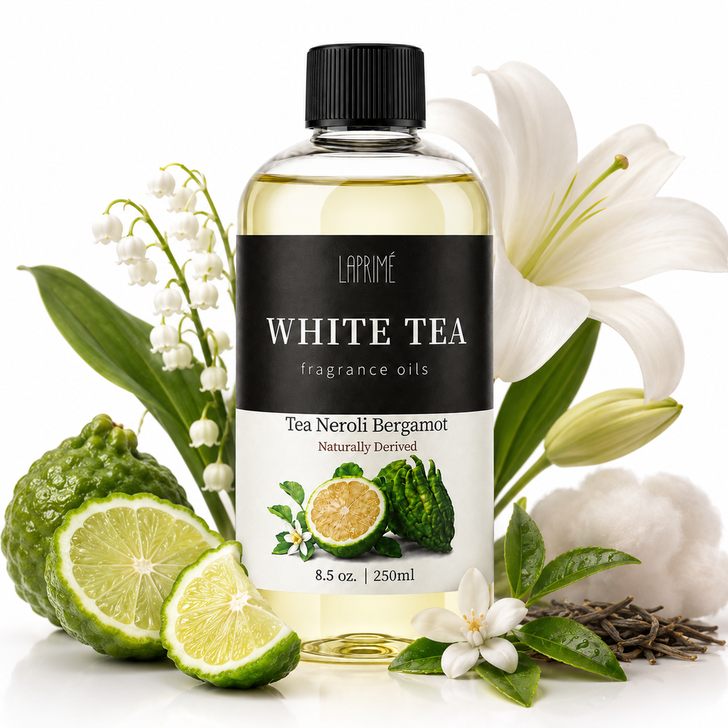 White Tea Luxury Diffuser Oil, Five-Star Hotel Inspired Fragrance with Bergamot, White Tea, Lily of the Valley & Musk Notes, Waterless Home Fragrance Oil Refill, Long-Lasting Room Scent ，250ml