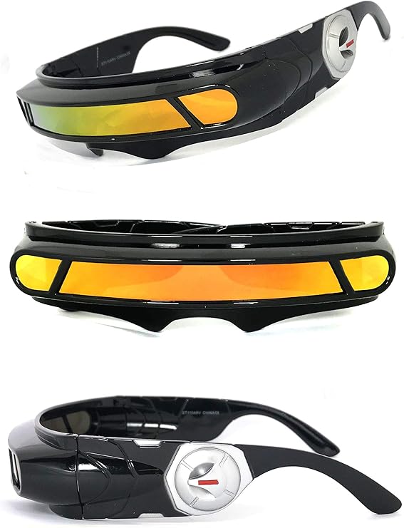 (Free Shipping) X-Energy Sunglasses Future Hero Visor Cyberpunk Eyewear, Party Cosplay Festival Comic Game Lens