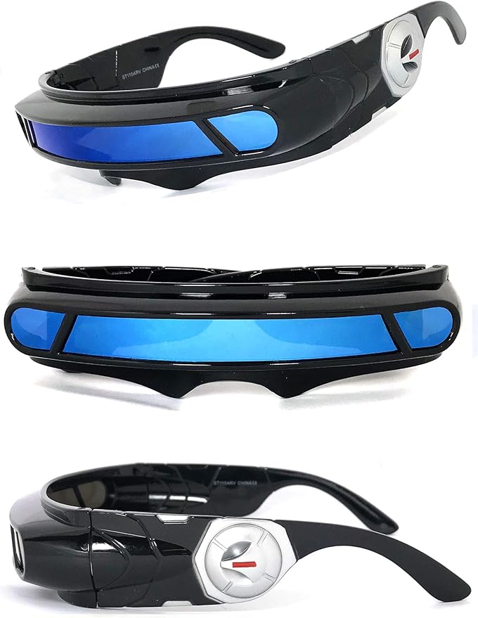 (Free Shipping) X-Energy Sunglasses Future Hero Visor Cyberpunk Eyewear, Party Cosplay Festival Comic Game Lens
