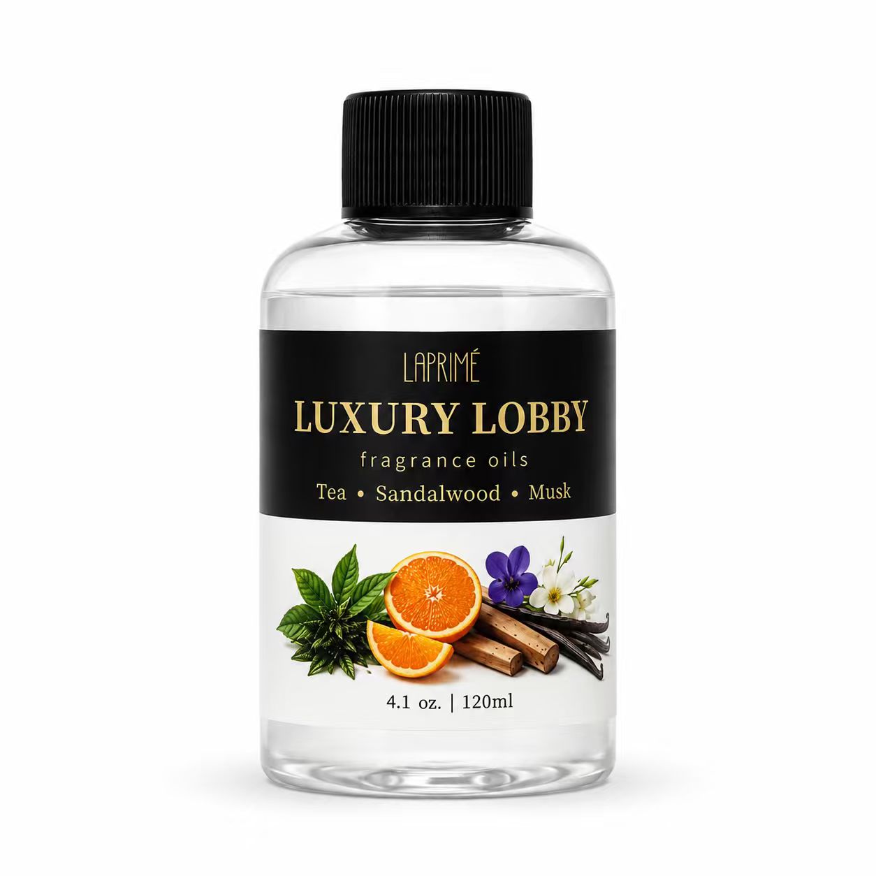 Luxury Lobby Diffuser Oil, Five-Star Hotel Inspired Fragrance with Tea, Citrus, Iris, Jasmine, Sandalwood & Vanilla Notes, Waterless Home Fragrance Oil Refill, Long-Lasting Room Scent，250ml