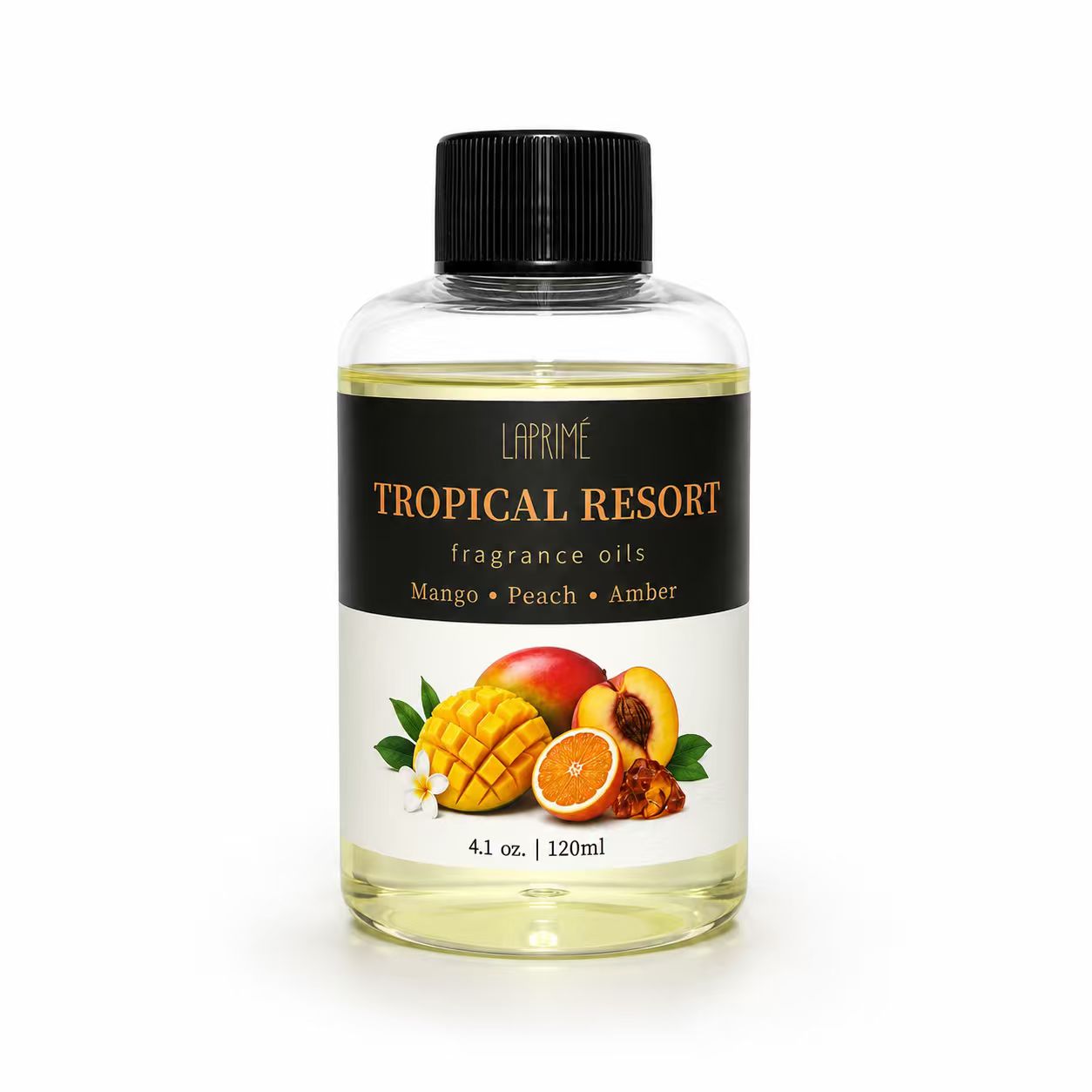 Tropical Resort Luxury Diffuser Oil, Five-Star Hotel Inspired Fragrance with Mango, Citrus, Rose, Floral & Musk Notes, Waterless Home Fragrance Oil Refill for Diffusers, Long-Lasting Room Scent, 250ml