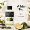 White Tea Luxury Diffuser Oil, Five-Star Hotel Inspired Fragrance with Bergamot, White Tea, Lily of the Valley & Musk Notes, Waterless Home Fragrance Oil Refill, Long-Lasting Room Scent ，250ml